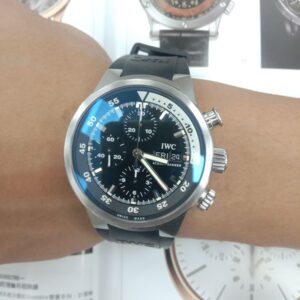 流當萬國錶 IWC 計時 日期 星期 三眼